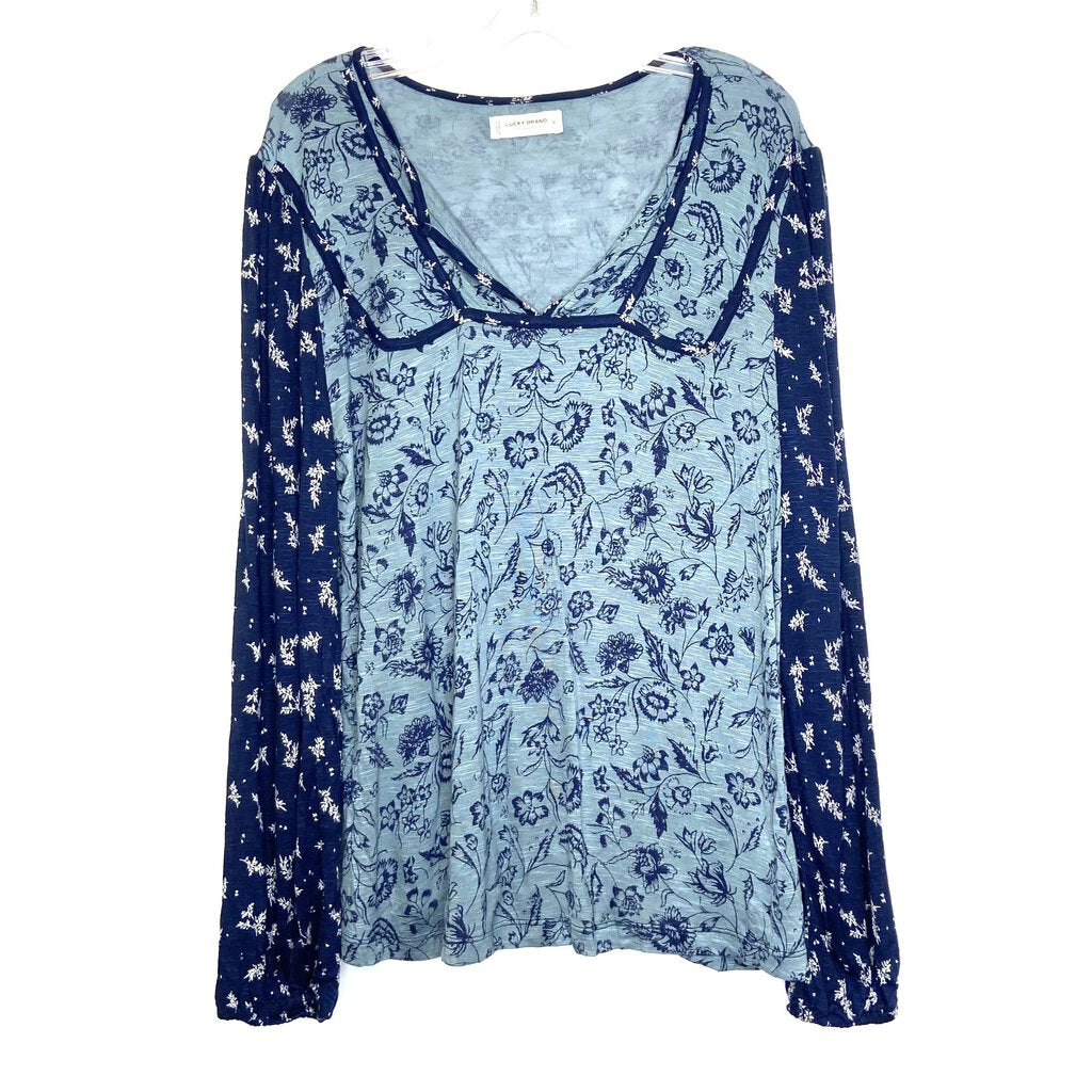 lucky brand bell sleeve top